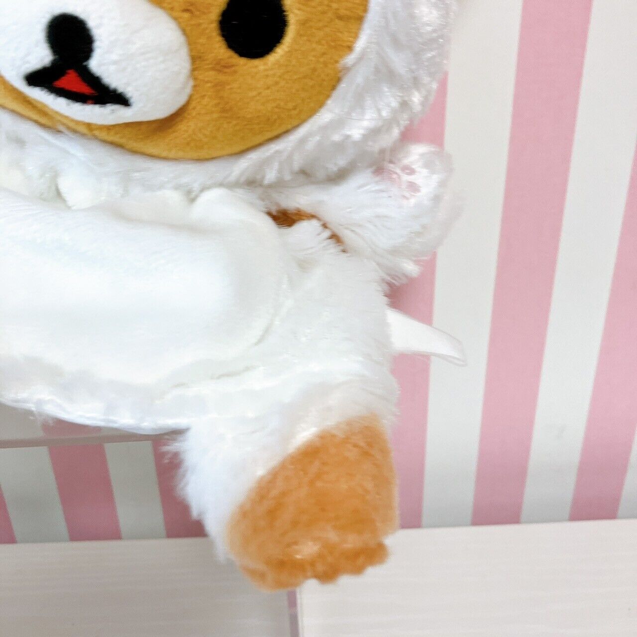 San-x Rilakkuma Korilakkuma Plush Set Mascot Soft Puppet Cat Bear Brown White