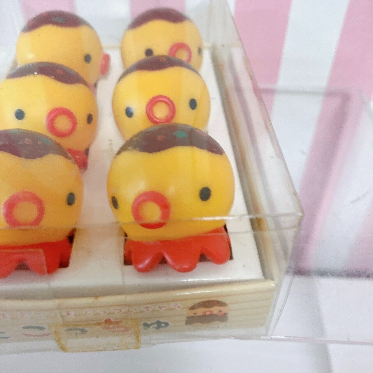 Takochu Octopus Boxed 6 pieces Set Mini Mascot Soft Toy Doll Takoyaki Figure