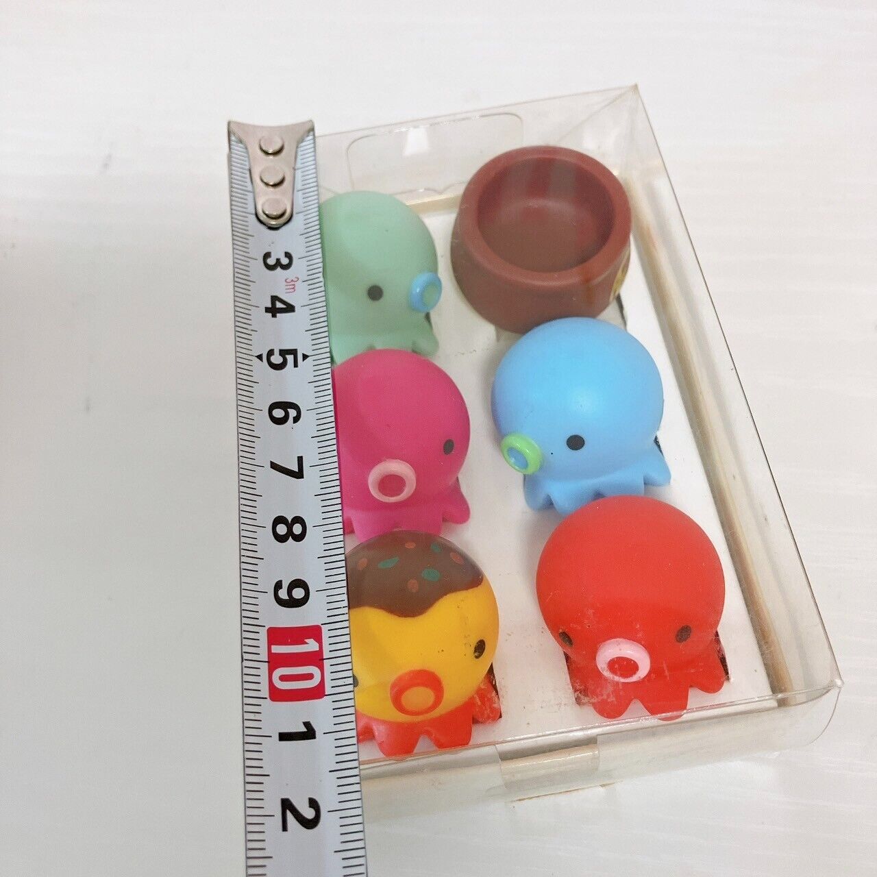 Takochu Octopus Mini Mascot Figure Toy Doll  6 Set Boxed Colorful Pot Takoyaki