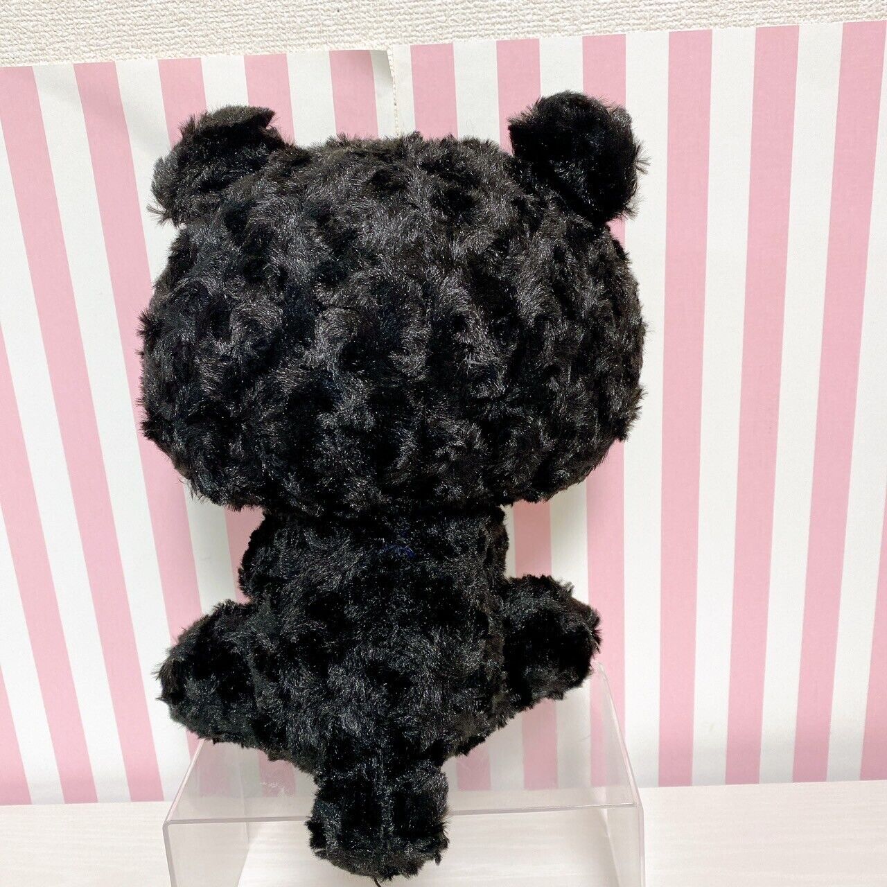 TAiTo Gloomy Bear Black Bloody Plush Doll Soft Stuffed Toy Ribbon Plaid CGP 542