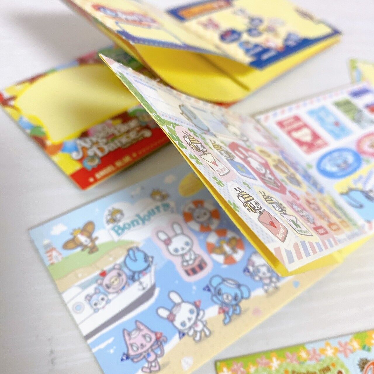 Mezzo Piano Stationery Set Berrie-chan Mascot Sticker Colored Pencils Scissors