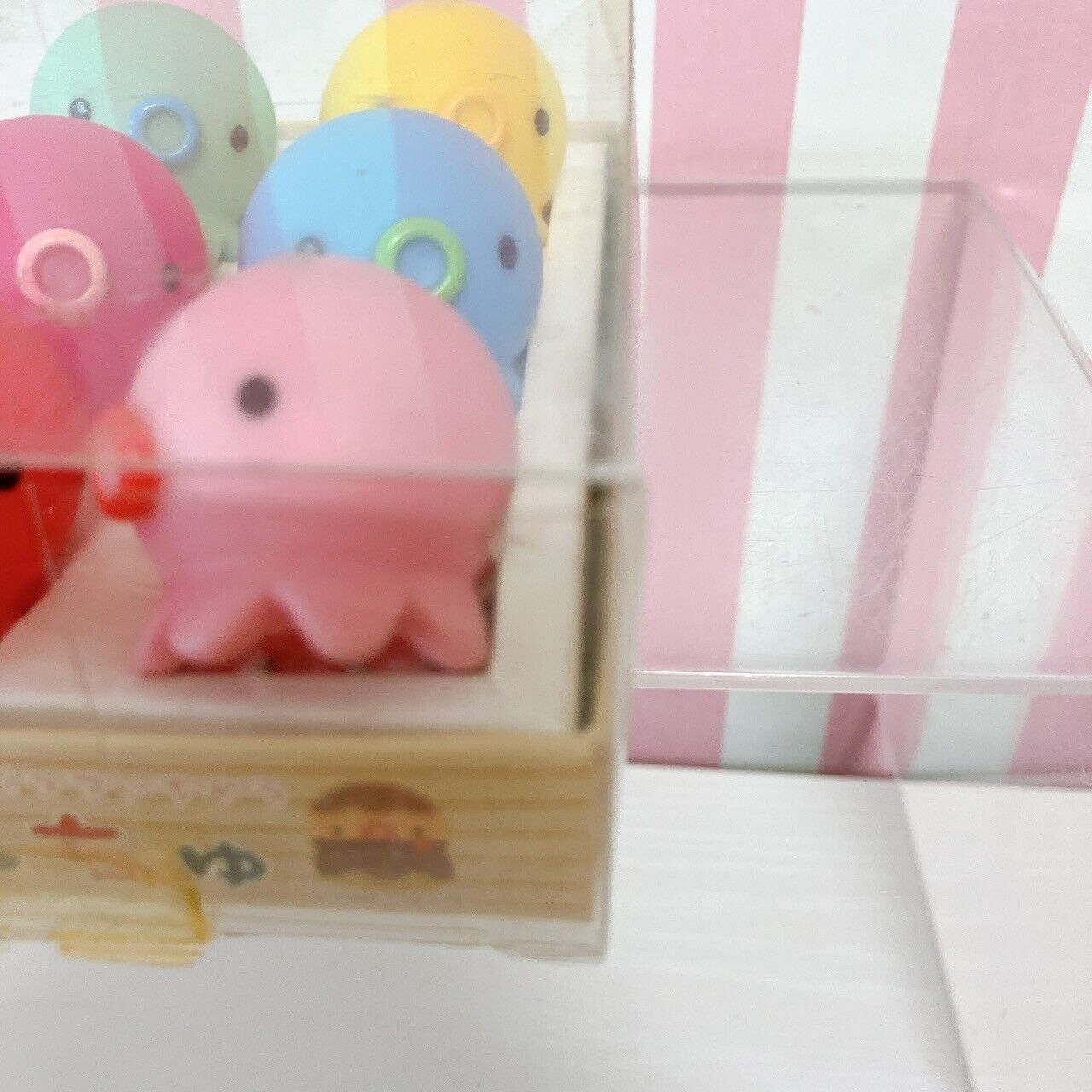 Takochu Octopus Mini Mascot Soft Figure Toy Doll  6 Set Boxed Colorful Takoyaki