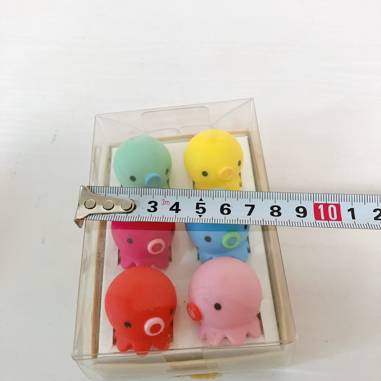 Takochu Octopus Mini Mascot Soft Figure Toy Doll  6 Set Boxed Colorful Takoyaki