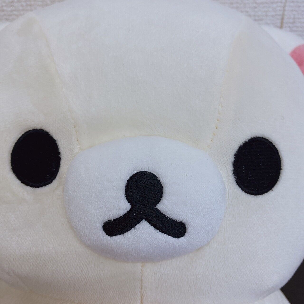 San-x Rilakkuma Korilakkuma Plush Soft Stuffed Toy White Awakening Spill Rare