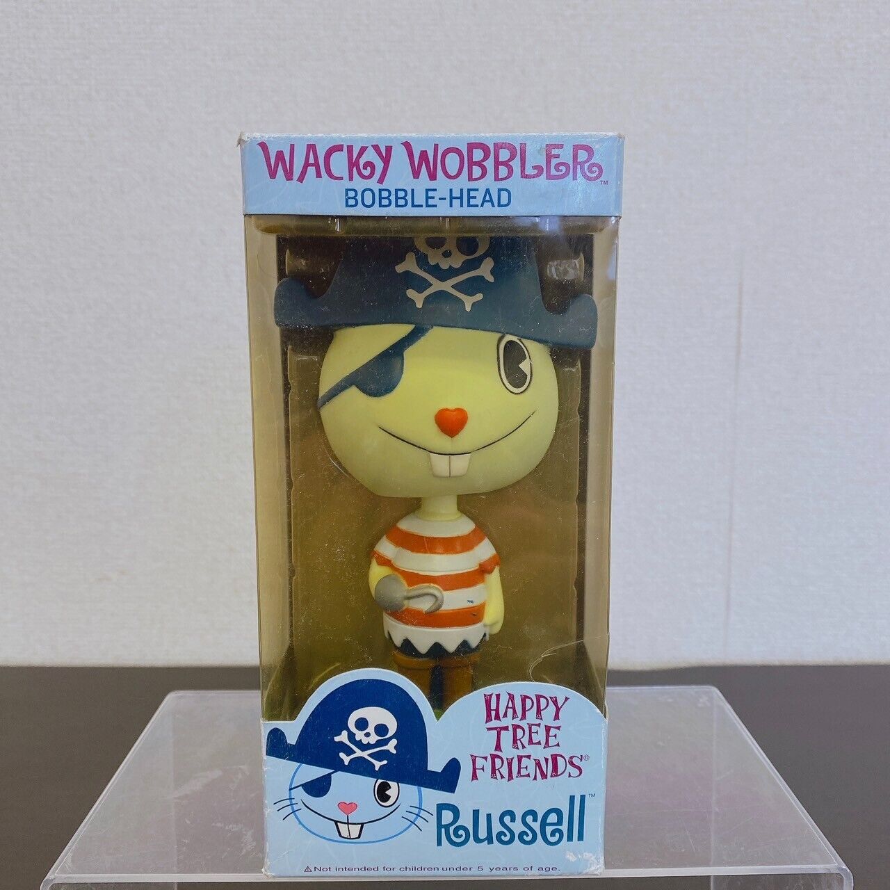 Happy Tree Friends Figure Russell Skull And Crossbones Hat Pirate Kawaii Rare