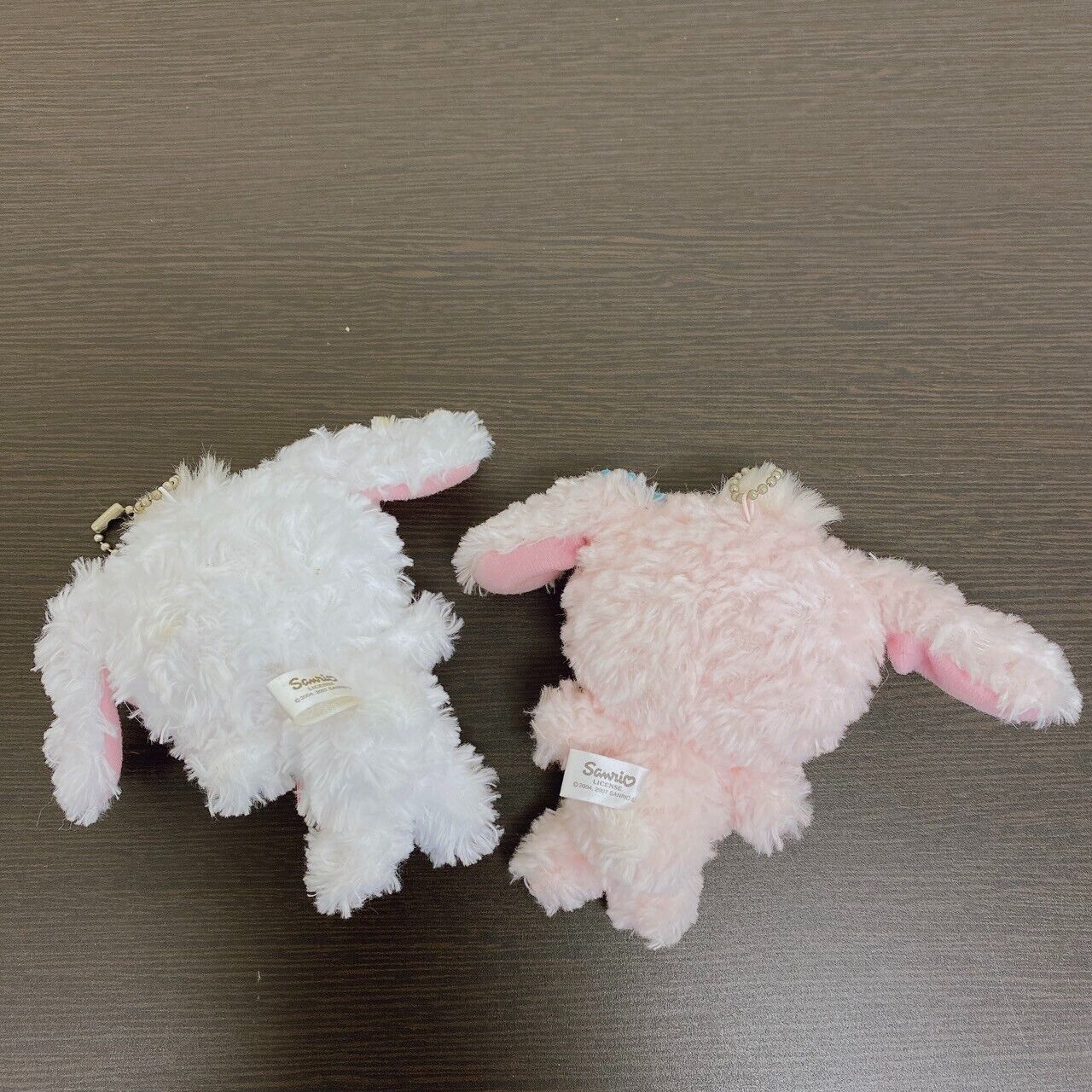 Sanrio Sugar bunnies Shirousa Strawberryusa 2 Set Small Mascot Stuffed Toy Rare