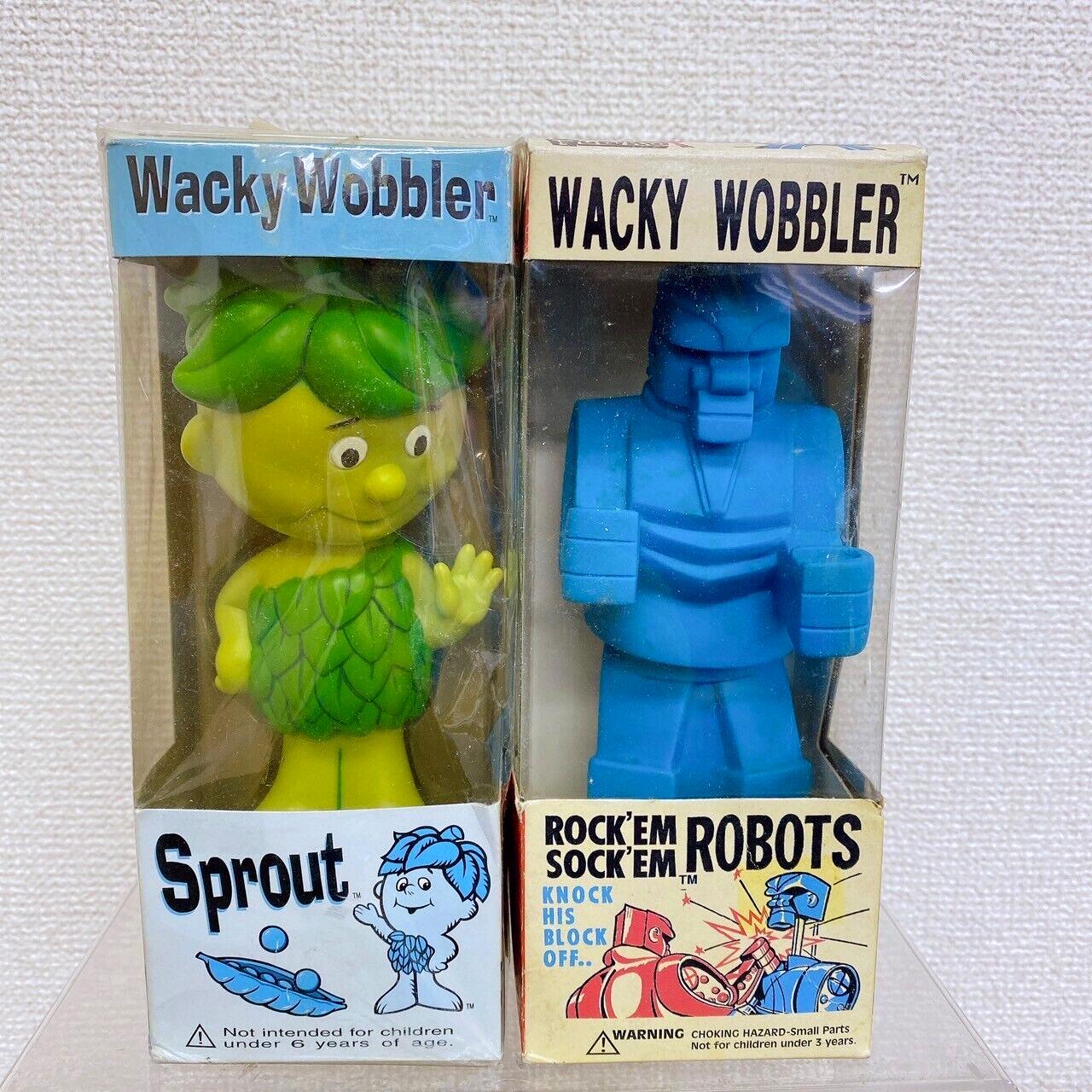 Happy Tree Friends HTF Figure WACKY WOBBLER sprout and ROBOT set Character Rare