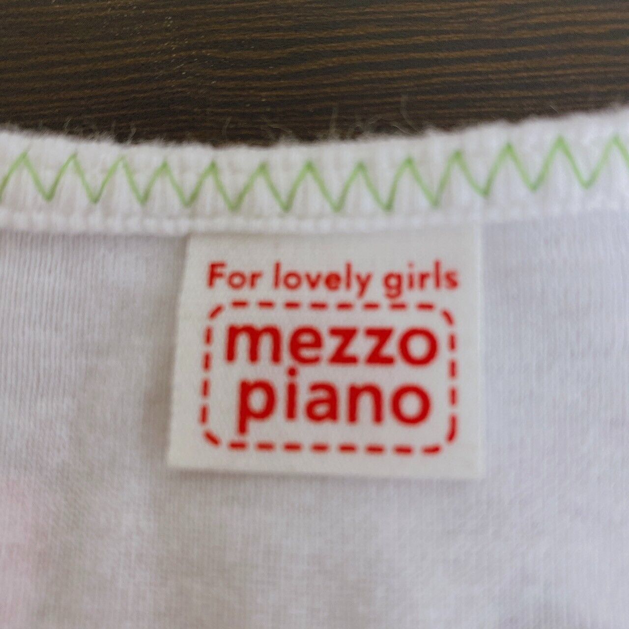 Mezzo Piano Tank Top 150cm M Size Tops Lovely Berrie Cute Pop Colorful Letters