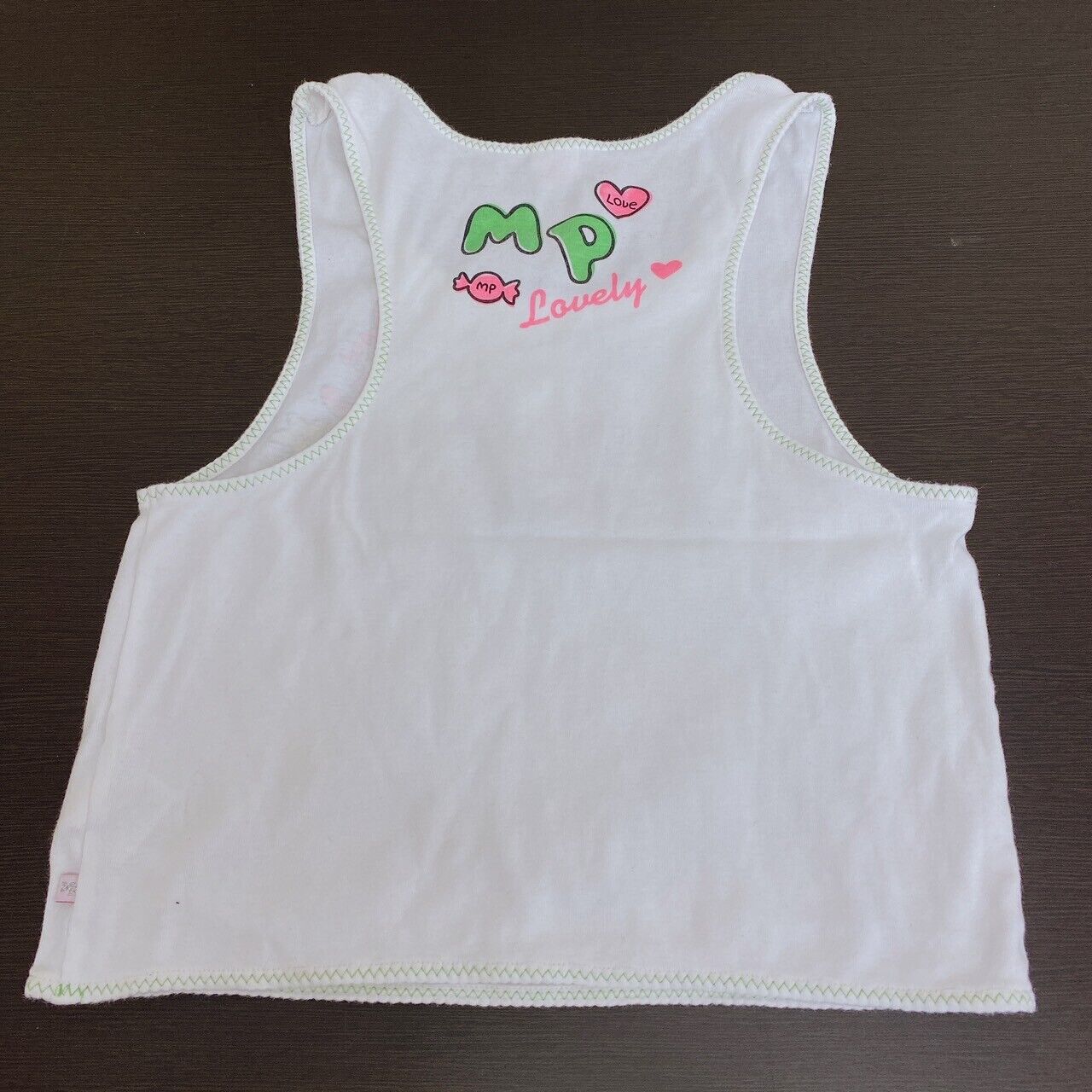 Mezzo Piano Tank Top 150cm M Size Tops Lovely Berrie Cute Pop Colorful Letters