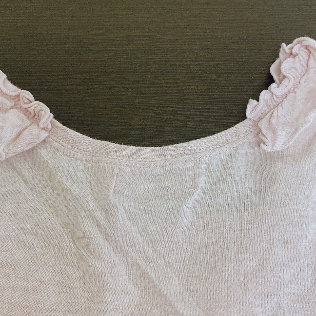 Mezzo Piano T-shirt Tops 150 Size Pink Frill Ribbon Sweet Clothing Short Sleeve