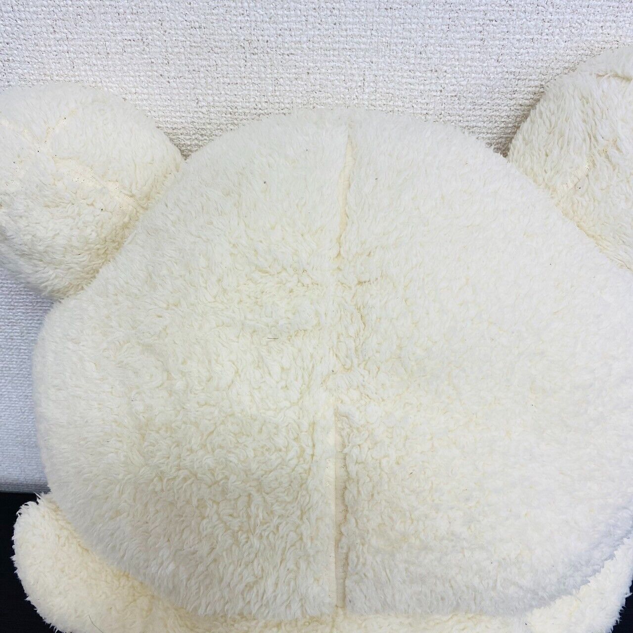 San-X Rilakkuma Korilakkuma Plush Soft Stuffed Toy White Fluffy Cheeks Bear Rare