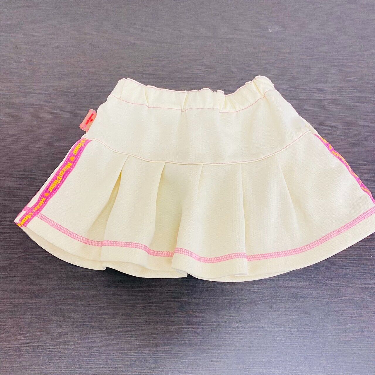 Mezzo Piano Kids Skirt 110cm White Star Animals Simple Kawaii Character Rare