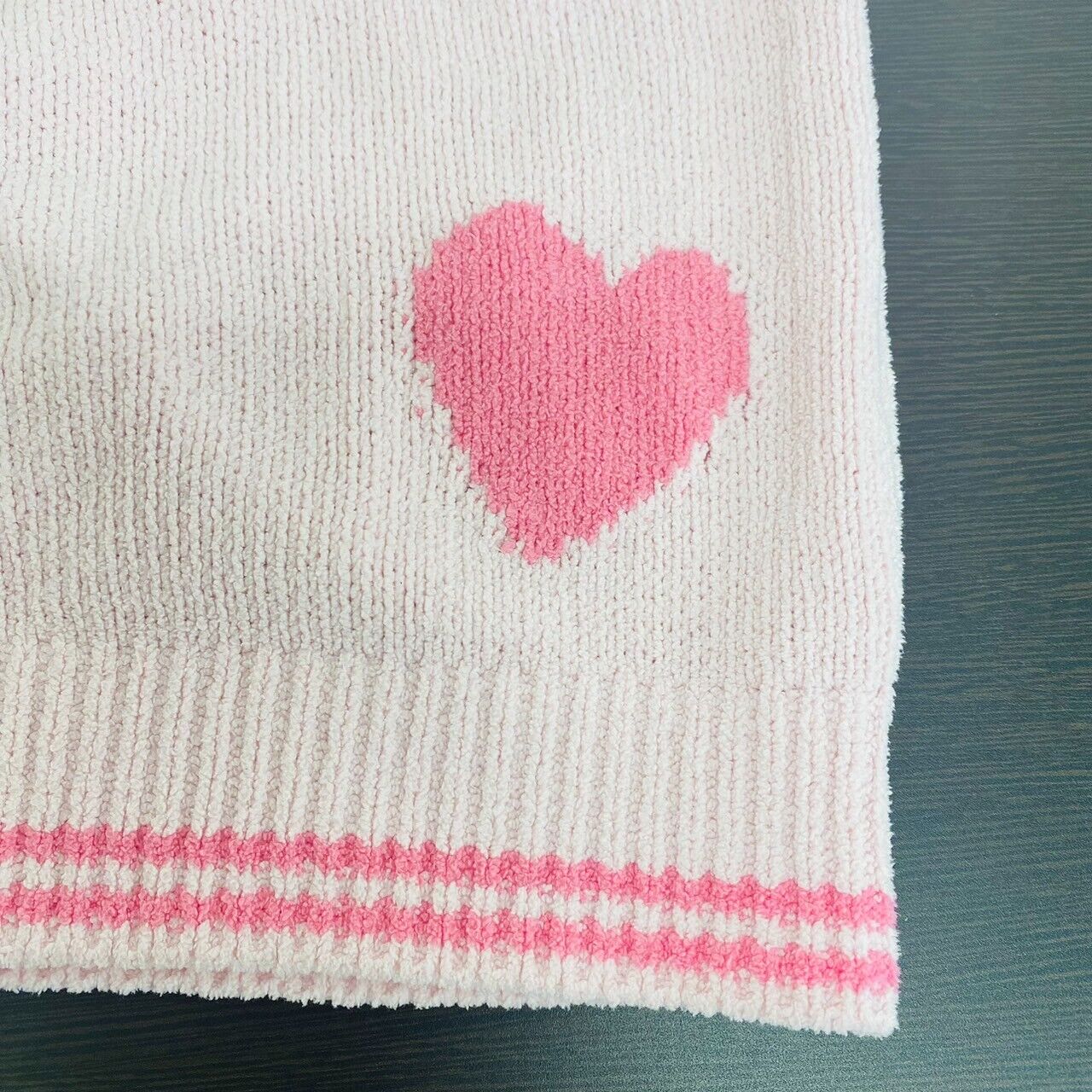 Mezzo Piano Tops Sweater 140cm Heart Pink Fluffy Clothing Girls Knit Kawaii Rare