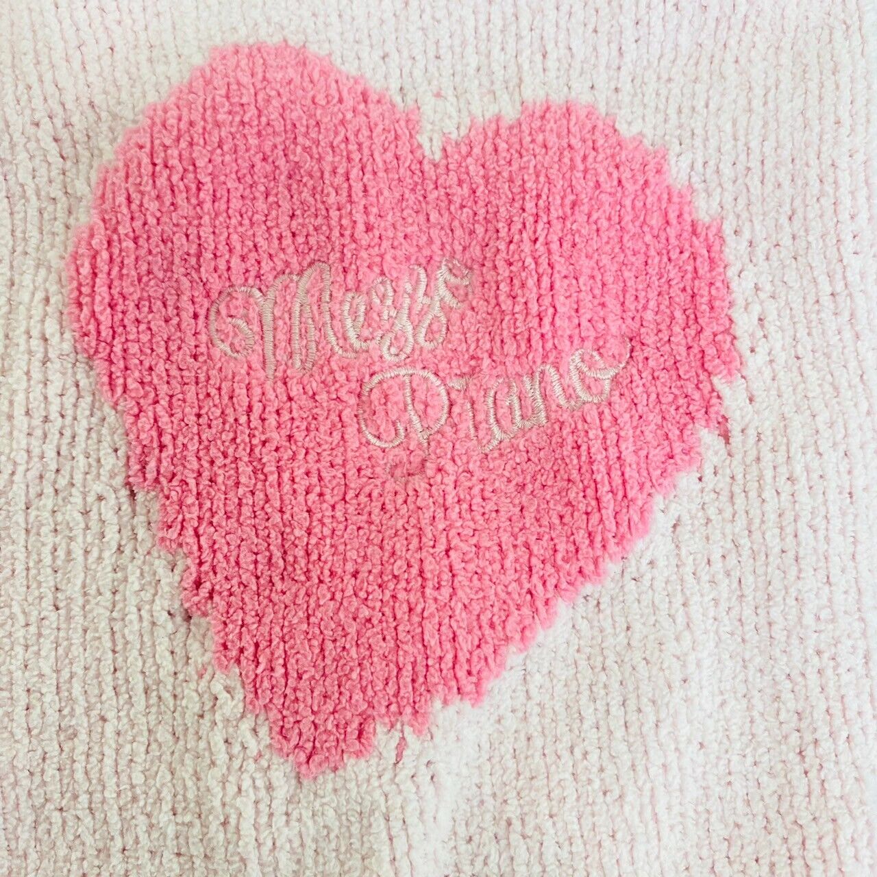 Mezzo Piano Tops Sweater 140cm Heart Pink Fluffy Clothing Girls Knit Kawaii Rare