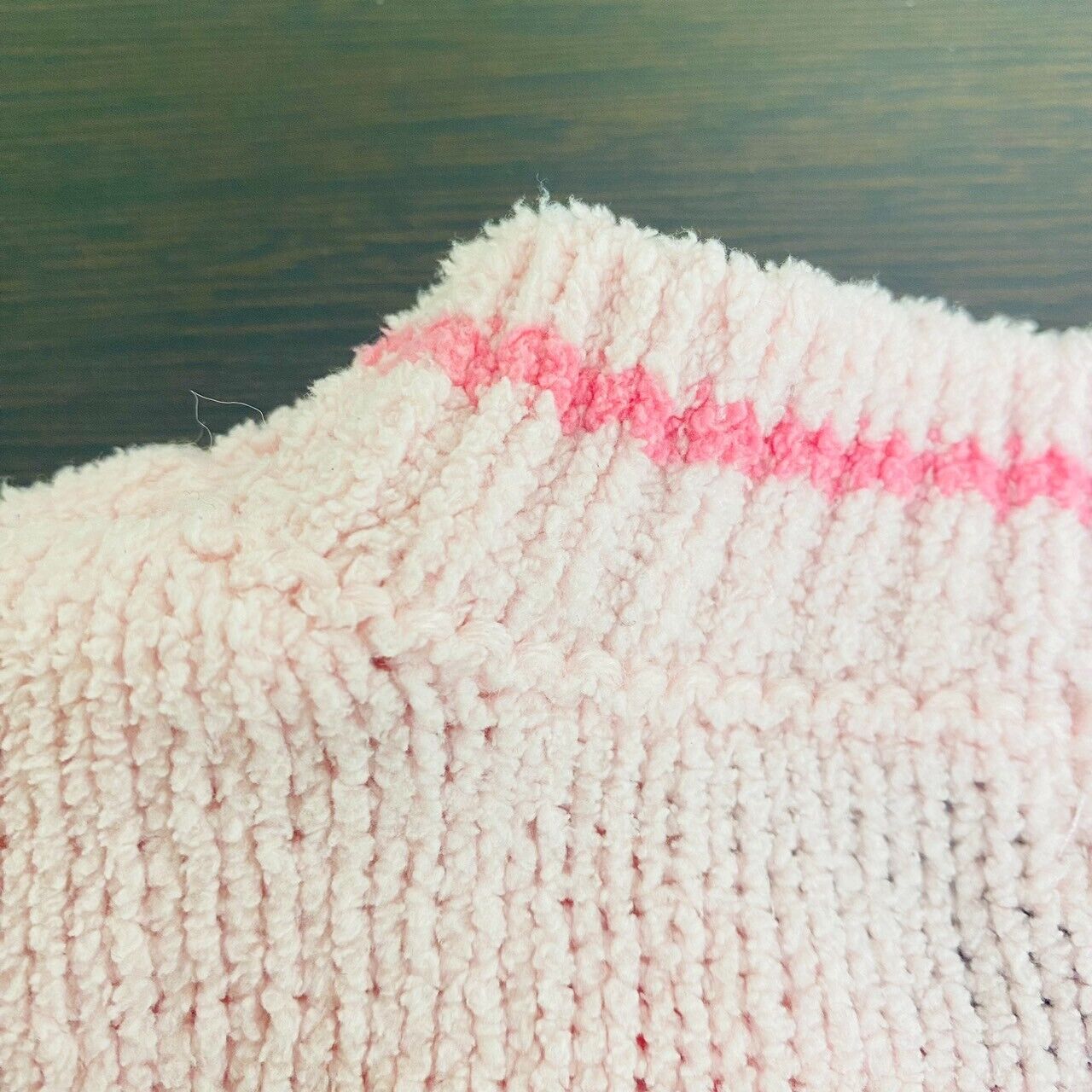 Mezzo Piano Tops Sweater 140cm Heart Pink Fluffy Clothing Girls Knit Kawaii Rare