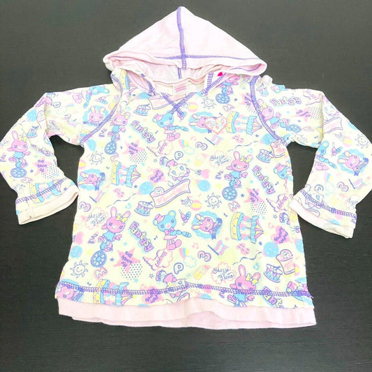 Mezzo Piano Hoodie Pink Size 110cm Ribbon Bunny  Fantasy Clothing Kawaii Rare