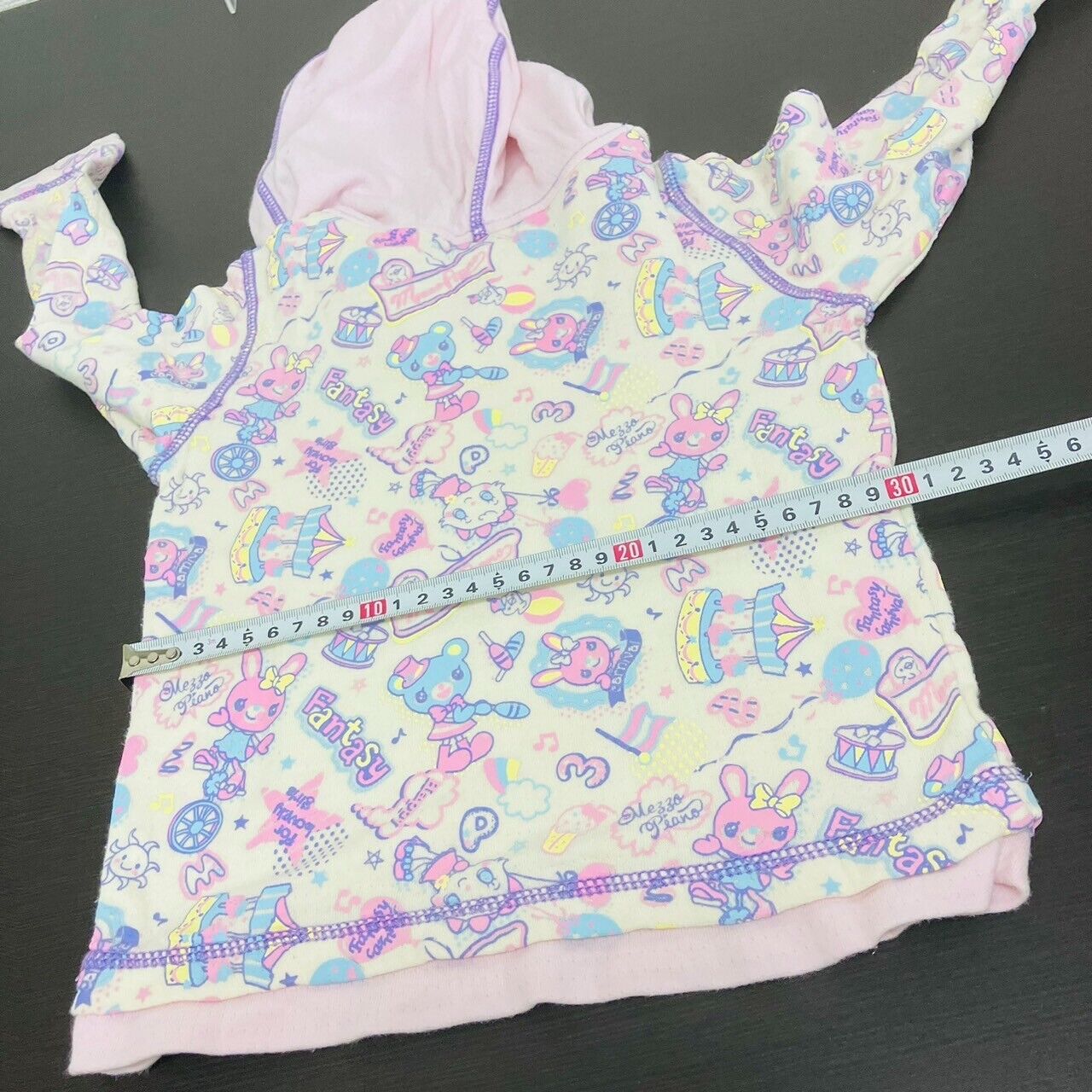 Mezzo Piano Hoodie Pink Size 110cm Ribbon Bunny  Fantasy Clothing Kawaii Rare