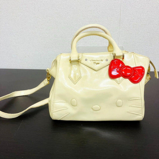 Sanrio Hello Kitty Samantha Vega 2way Shoulder Bag Collaboration Limited White