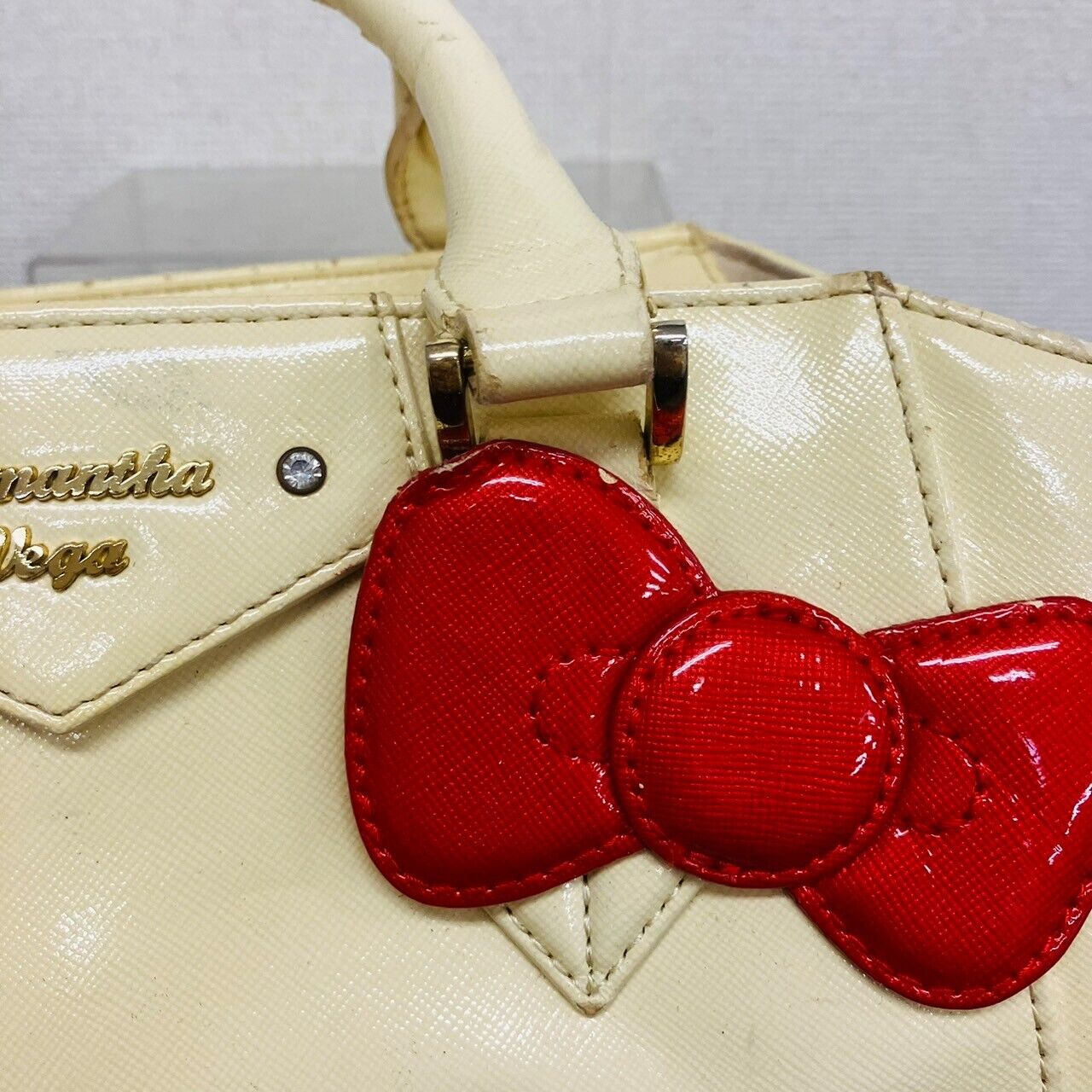 Sanrio Hello Kitty Samantha Vega 2way Shoulder Bag Collaboration Limited White