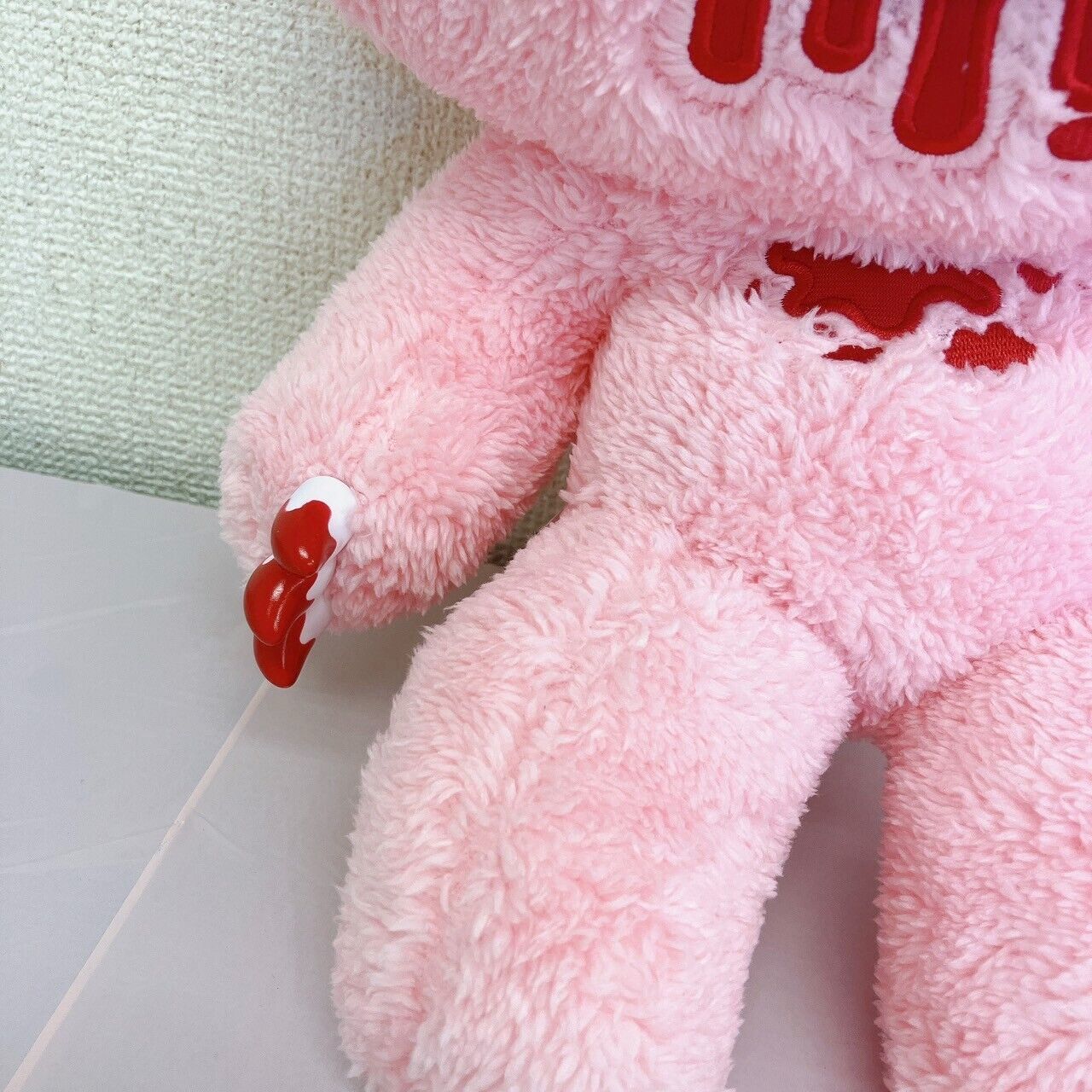 TAiTo Gloomy Bloody Bear Plush Pink Doll Soft Stuffed Toy Coexistence Assortment