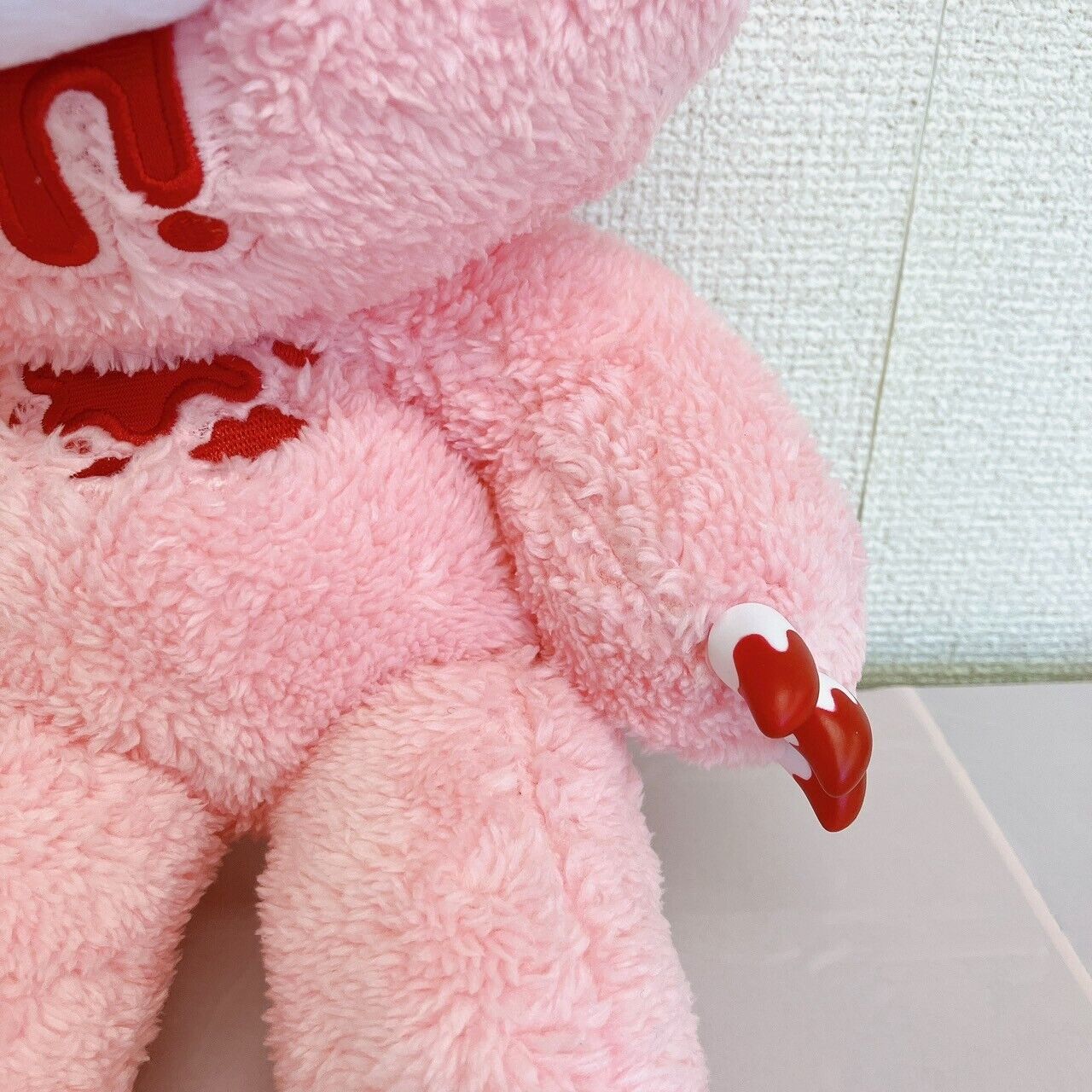 TAiTo Gloomy Bloody Bear Plush Pink Doll Soft Stuffed Toy Coexistence Assortment