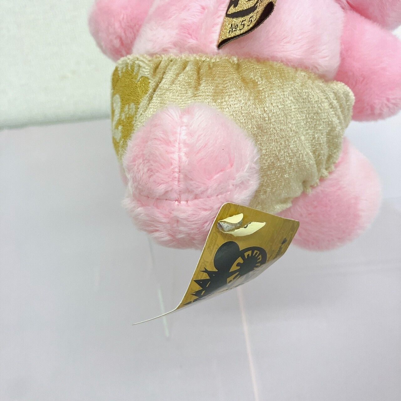 TAiTo Gloomy Bloody Bear Plush Doll Soft Stuffed Toy Pink Gold Pants CGP 551