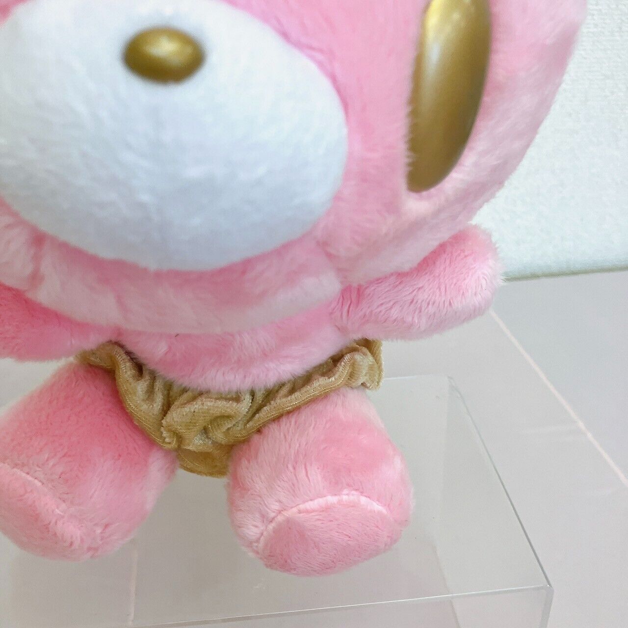 TAiTo Gloomy Bloody Bear Plush Doll Soft Stuffed Toy Pink Gold Pants CGP 551