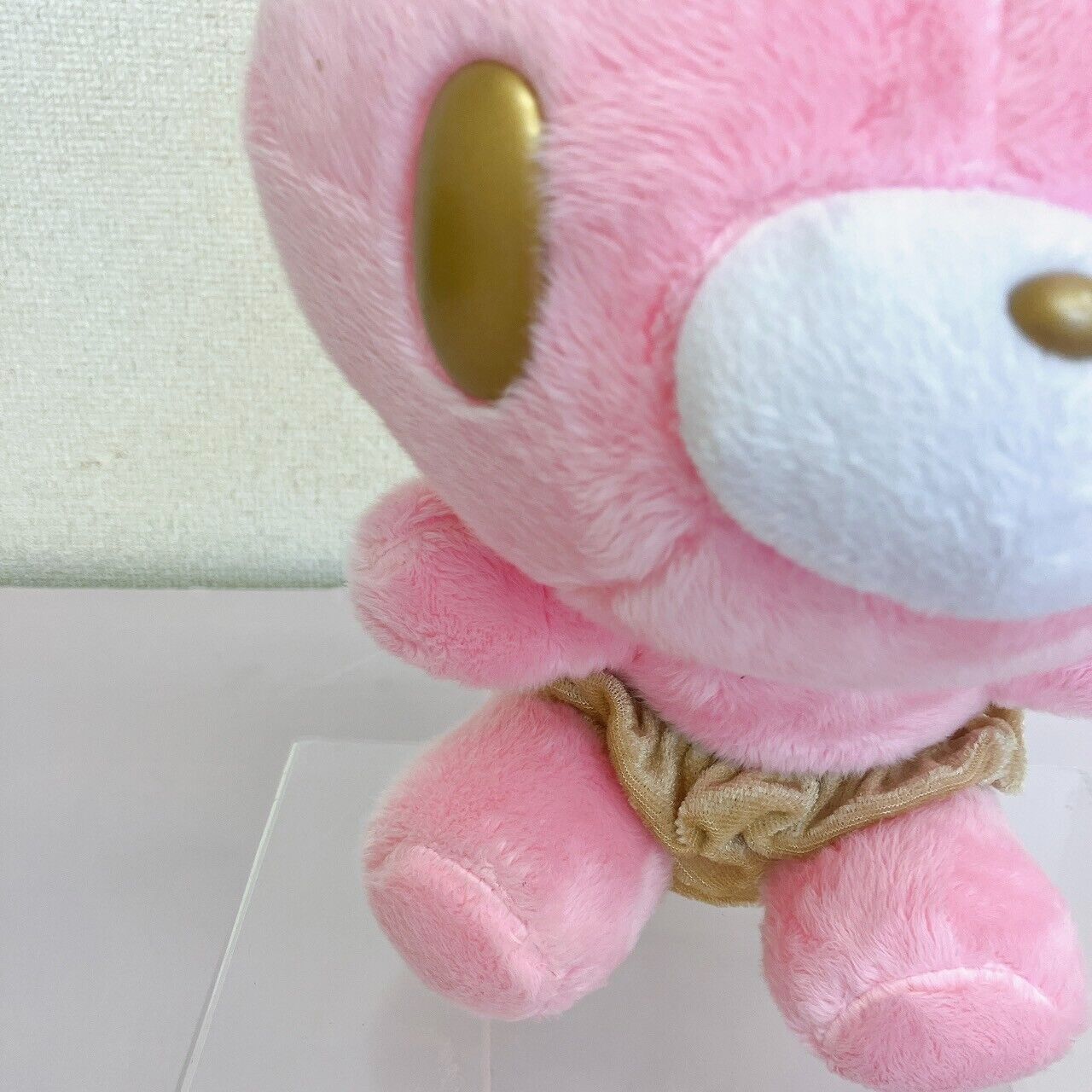 TAiTo Gloomy Bloody Bear Plush Doll Soft Stuffed Toy Pink Gold Pants CGP 551