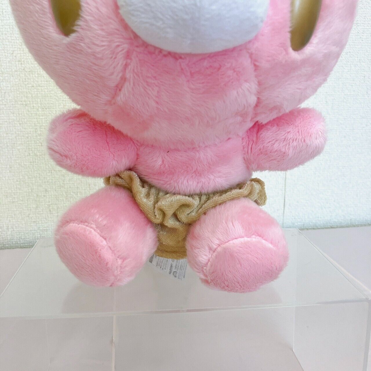 TAiTo Gloomy Bloody Bear Plush Doll Soft Stuffed Toy Pink Gold Pants CGP 551