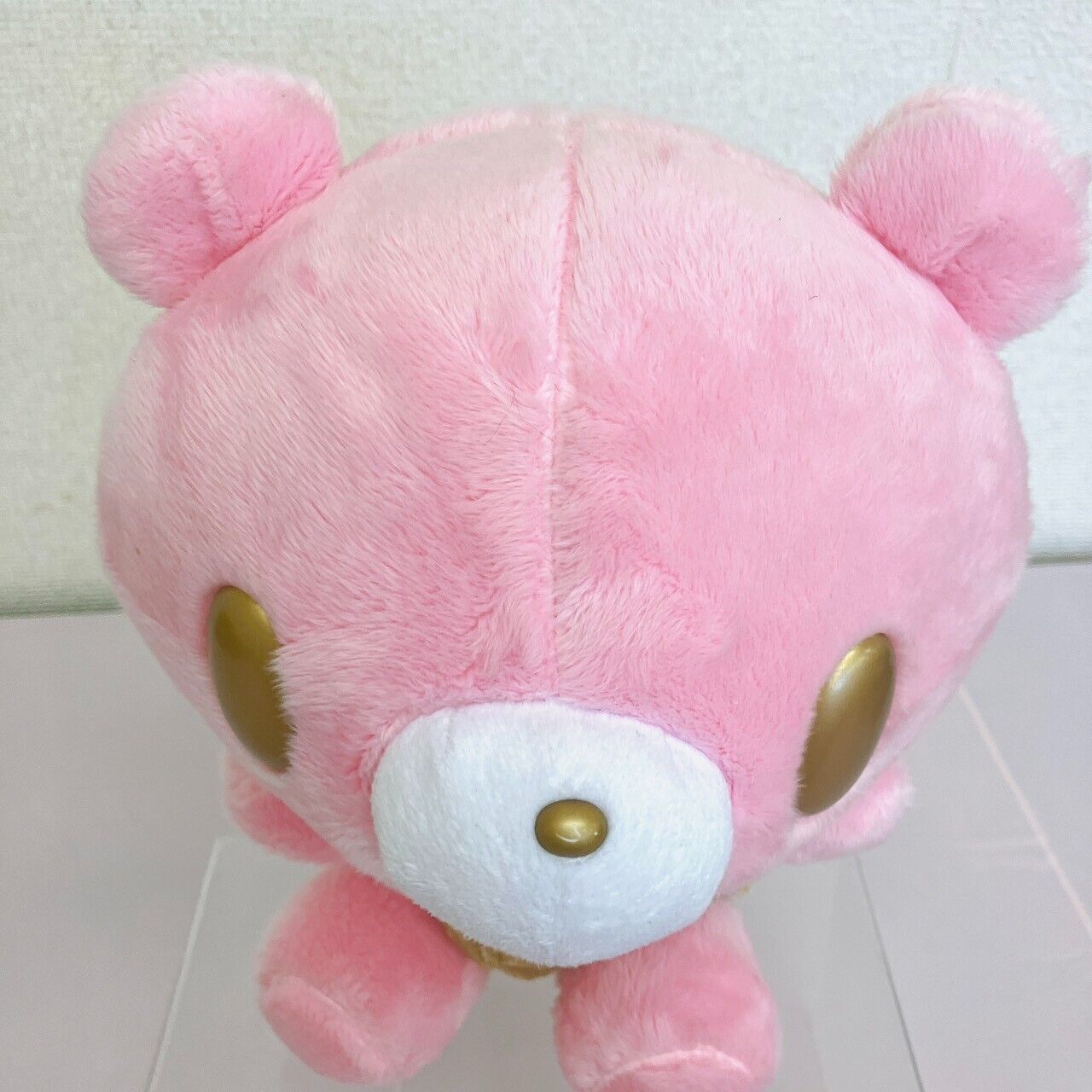 TAiTo Gloomy Bloody Bear Plush Doll Soft Stuffed Toy Pink Gold Pants CGP 551