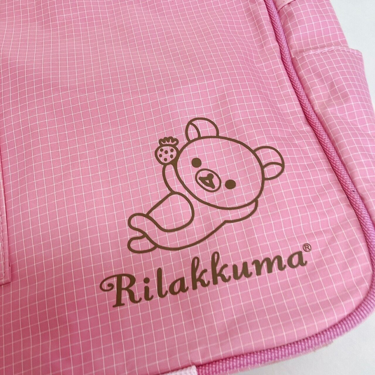 San-x Rilakkuma Korilakkuma Lesson Bag Backpack Rucksack Pink Strawberry Bear