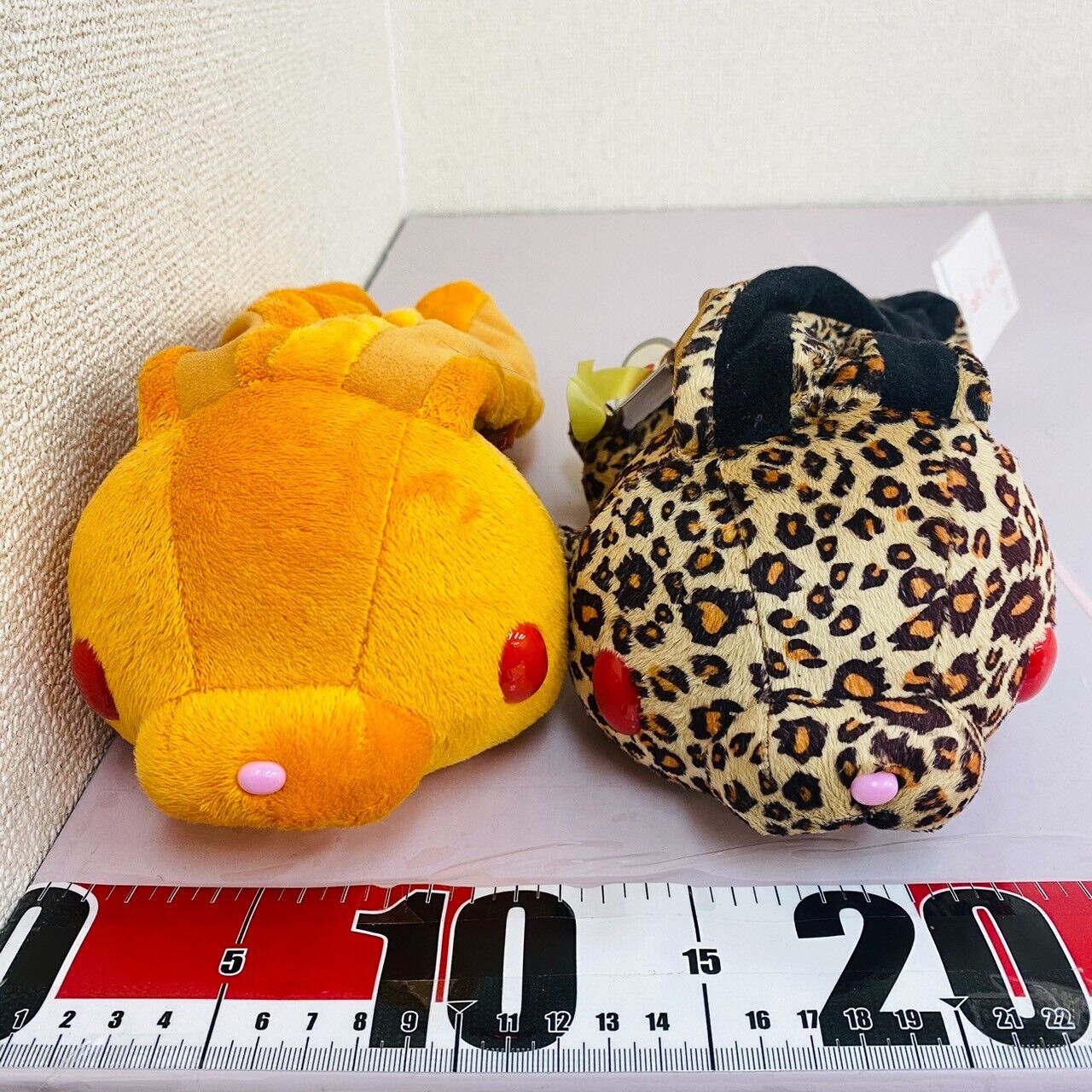 Taito Hanyou Usagi All Purpose Bunny Pen Pouch Set 2 Orange Brown Leopard Rare