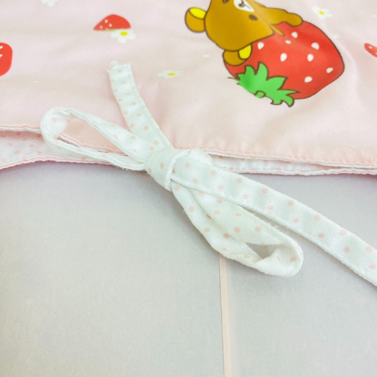 San-x Rilakkuma Korilakkuma Kiiroitori Tote Bag Handbag Pink Strawberry Ribbon