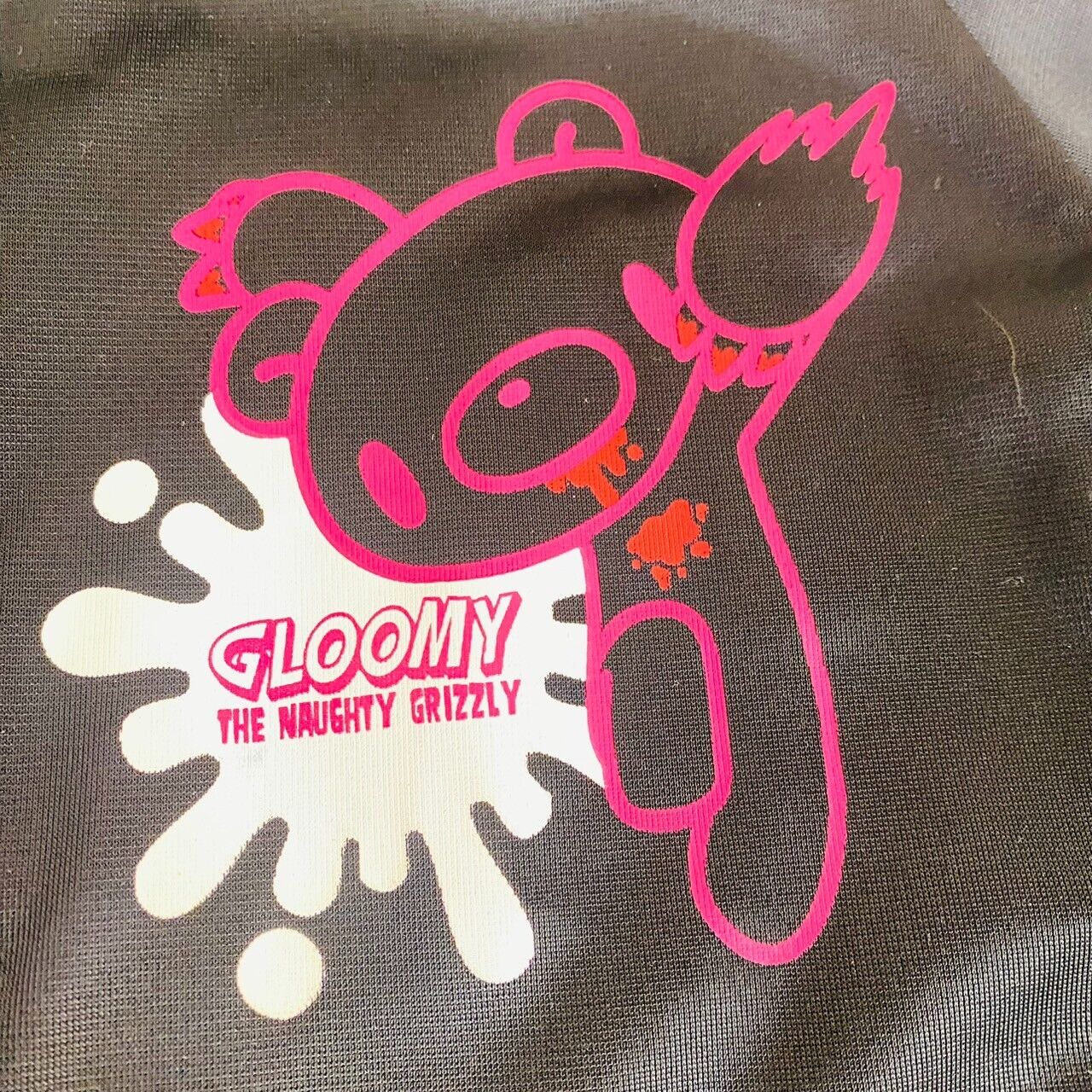 TaiTo Gloomy Bear Bloody Sweat Sweatshirt Pullover Black Pink L Tops Kawaii Rare