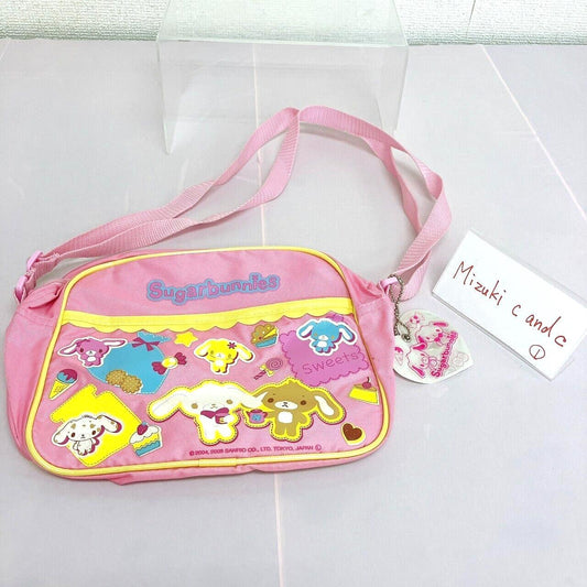 Sanrio Sugar Bunnies Kindergarten Bag Kids Shoulder Rabbits Pink Ice Cake Rare