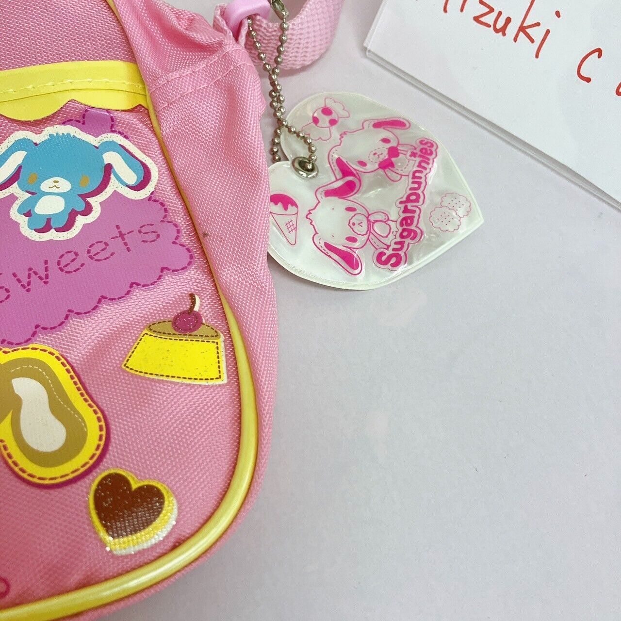 Sanrio Sugar Bunnies Kindergarten Bag Kids Shoulder Rabbits Pink Ice Cake Rare