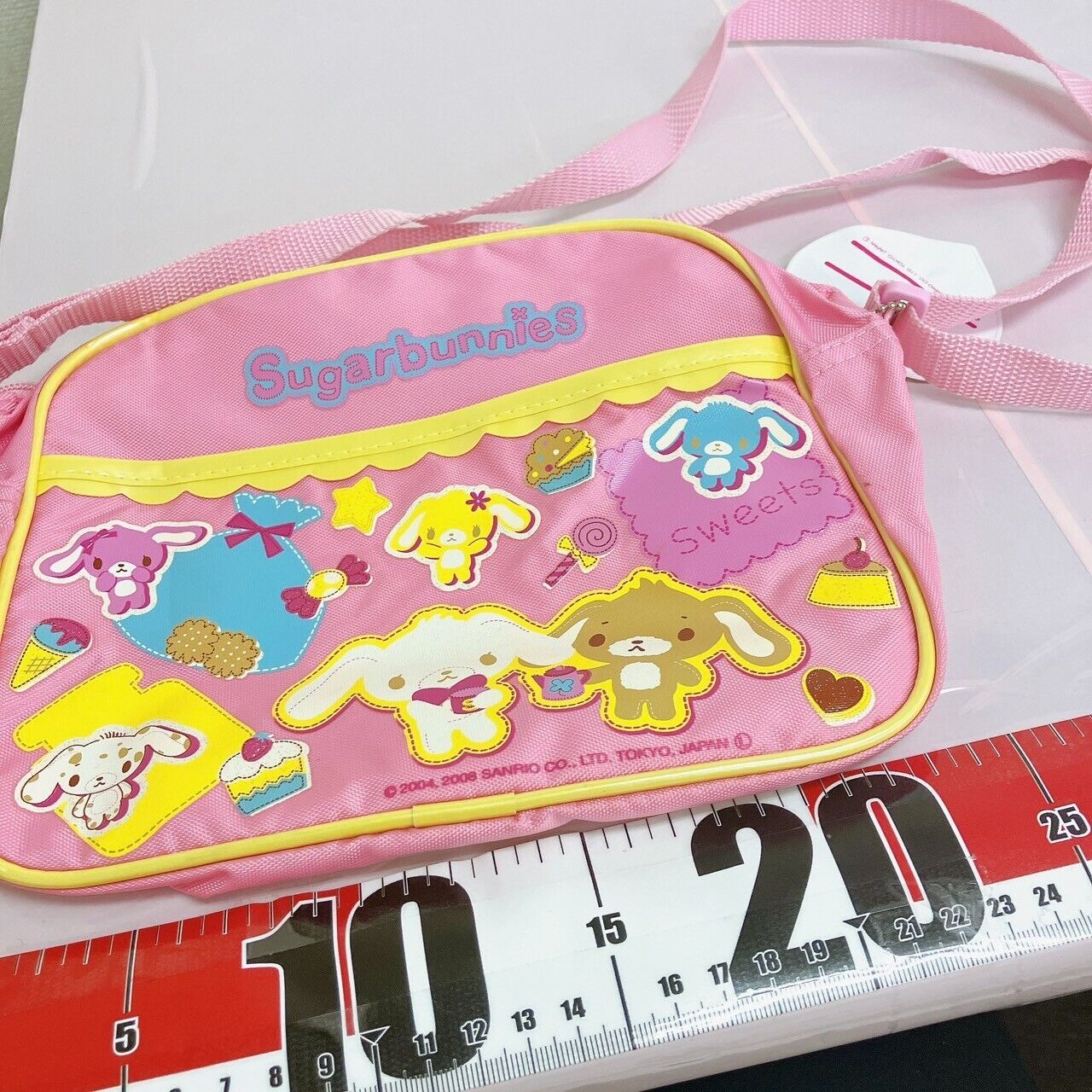 Sanrio Sugar Bunnies Kindergarten Bag Kids Shoulder Rabbits Pink Ice Cake Rare