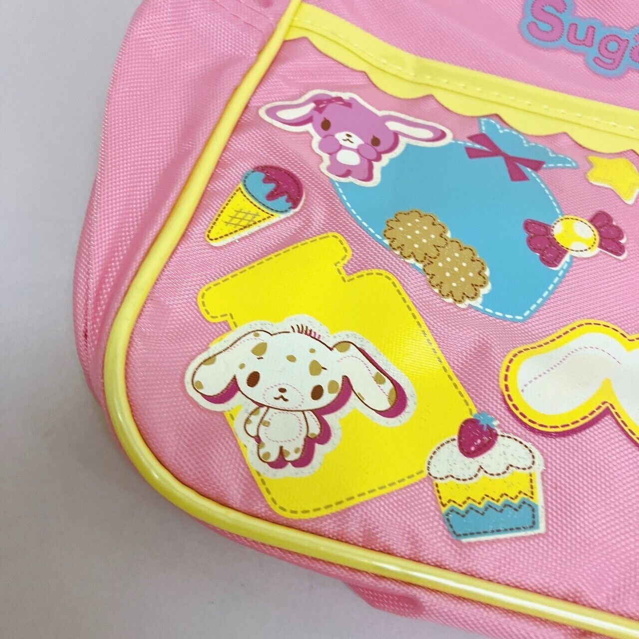 Sanrio Sugar Bunnies Kindergarten Bag Kids Shoulder Rabbits Pink Ice Cake Rare