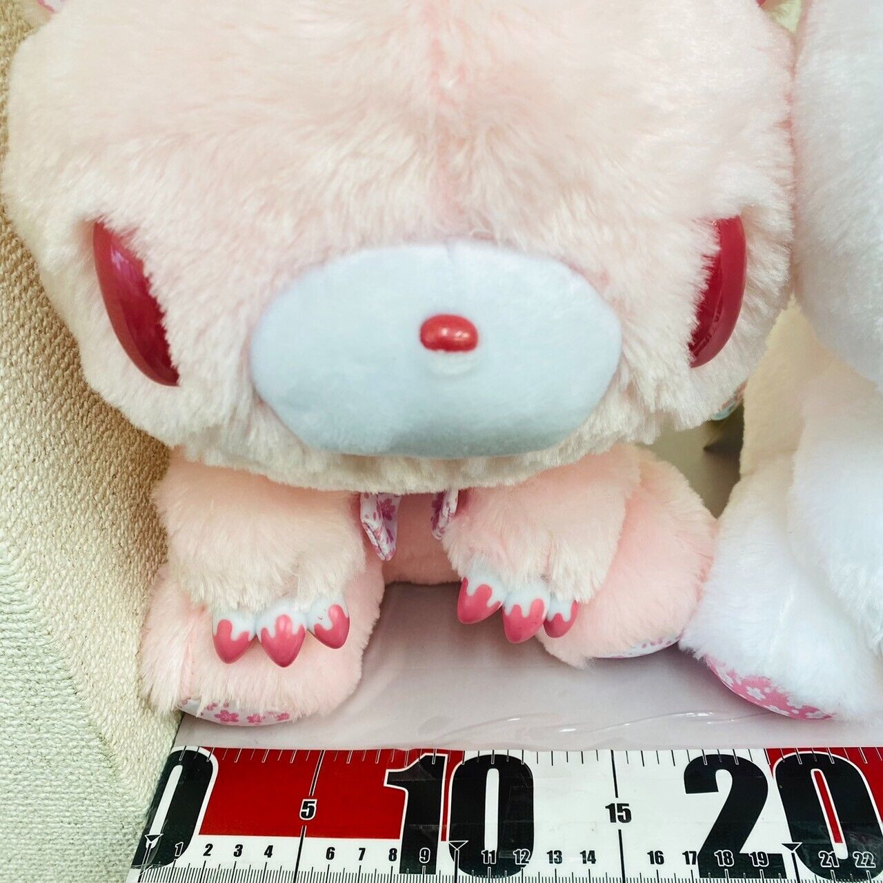 Taito Gloomy Bear Bloody Plush Soft Toy Set 2 Sakura Pink White Cherry Blossom