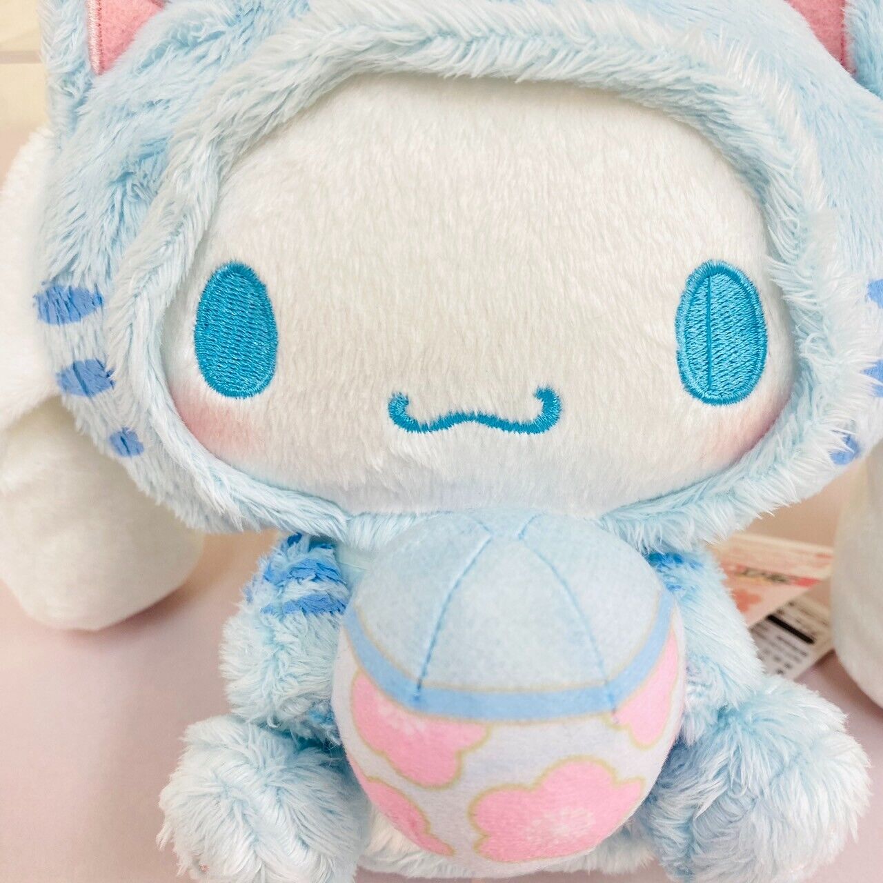 Sanrio Cinnamoroll Milk Plush Set 2 Soft Stuffed Toy White Blue Cat Costume Baby