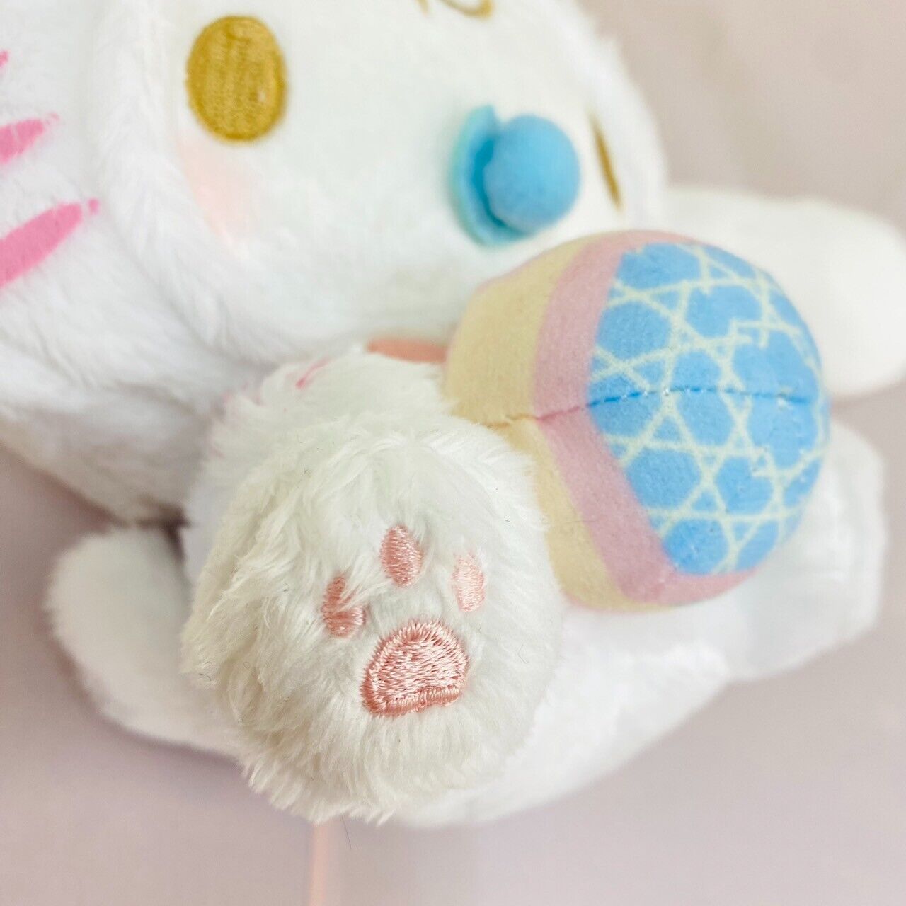 Sanrio Cinnamoroll Milk Plush Set 2 Soft Stuffed Toy White Blue Cat Costume Baby