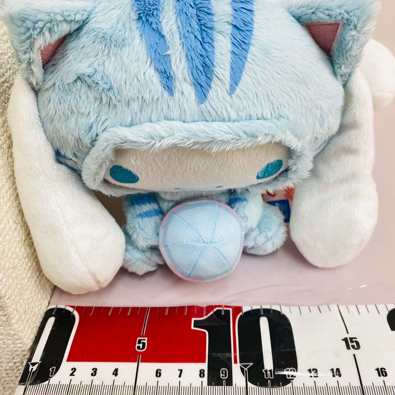 Sanrio Cinnamoroll Milk Plush Set 2 Soft Stuffed Toy White Blue Cat Costume Baby