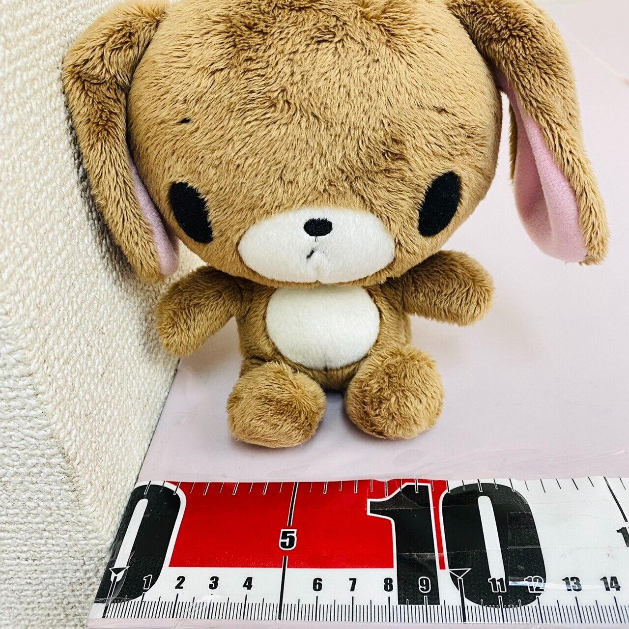 Sanrio Sugar Bunnies Kurousa Plush Doll Soft Stuffed Toy Brown Fluffy Mascot