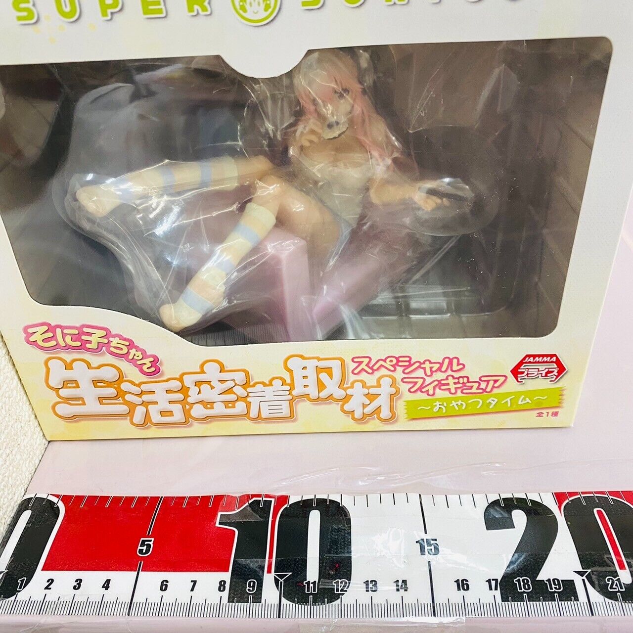 Super Sonico Special Figure Close Lifestyle Coverage Snack Time Girl Anime Manga