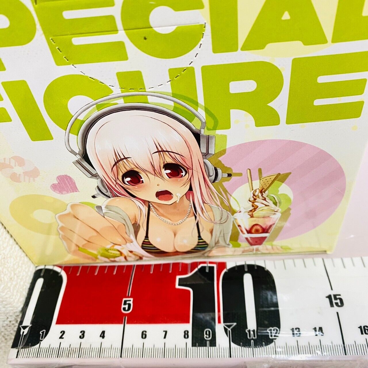 Super Sonico Special Figure Close Lifestyle Coverage Snack Time Girl Anime Manga