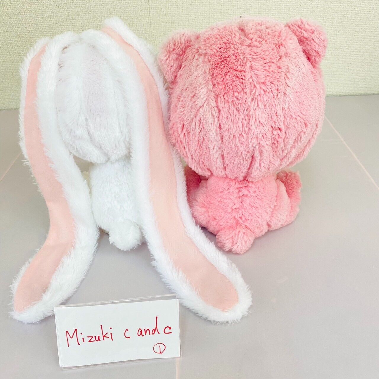 TaiTo Hanyou Usagi All Purpose Rabbit Gloomy Bloody Bear Plush Pink White Set 2