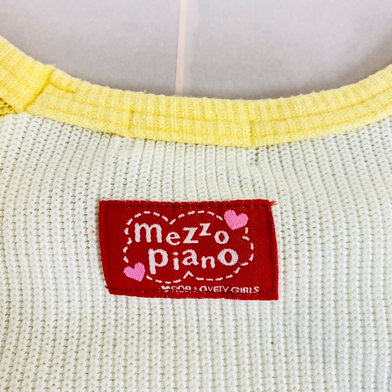 Mezzo Piano Short Sleeve T-Shirt Tops 120cm Yellow Magical Candy Kawaii Rare