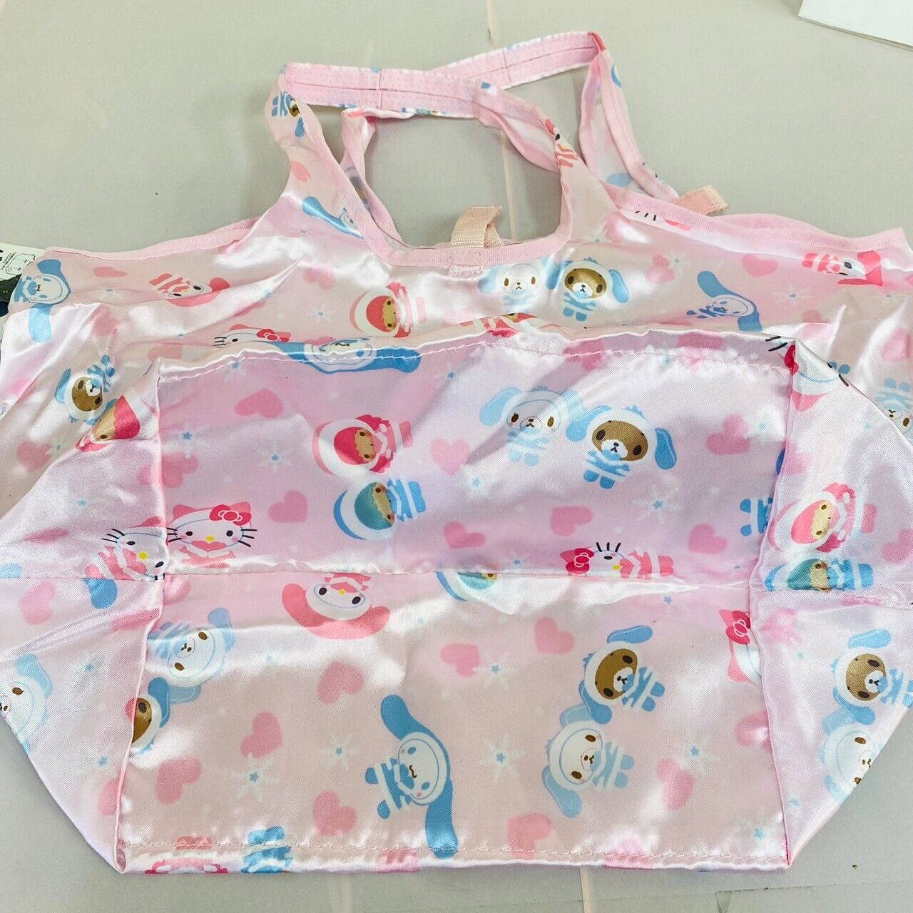 Sanrio Hello Kitty Sugar Bunnies Little Twin Stars Bag Drawstring Set 2 Pink