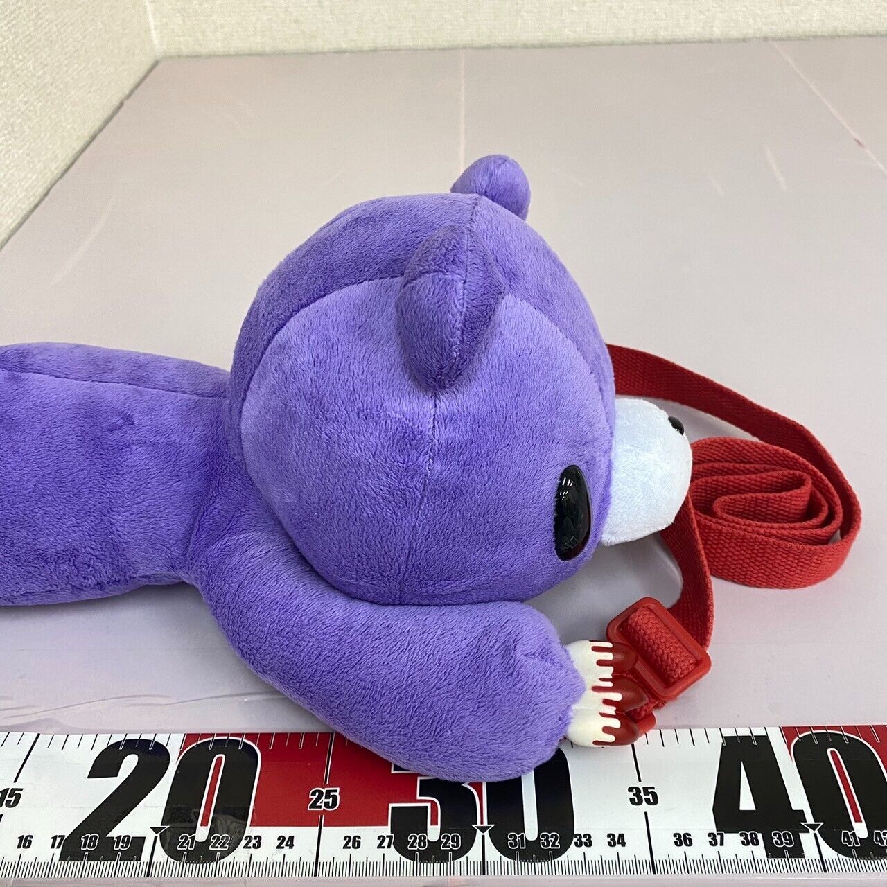 Gloomy Bloody Bear Pouch Purple Plush Soft Toy TAiTo Proud of Strength Chax GP