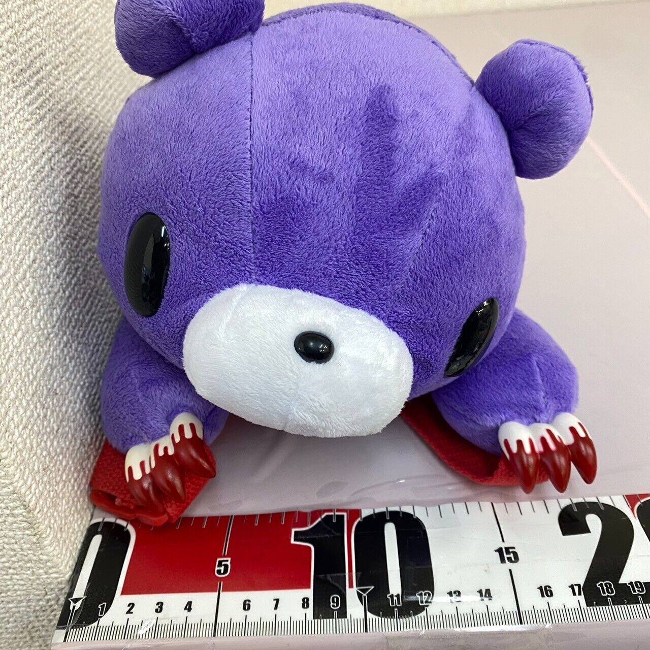 Gloomy Bloody Bear Pouch Purple Plush Soft Toy TAiTo Proud of Strength Chax GP